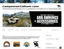 Tablet Screenshot of campervanculture.com